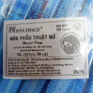 Nón nữ y tế tiệt trùng Bảo Thạch (Gói 50 cái)