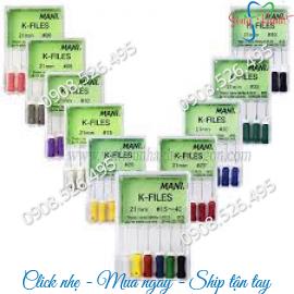 Trâm tay nong rộng ống tủy hình vuông KFiles Mani