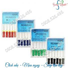 Trâm tay nong tủy nha khoa Reamer Mani (Hình tam giác)
