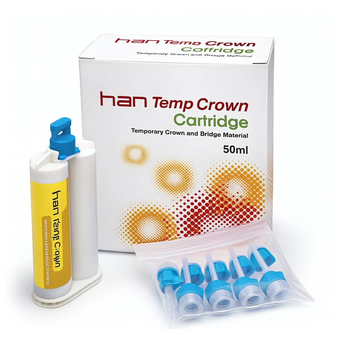 Vật liệu làm răng tạm Han Temp Crown Cartridge