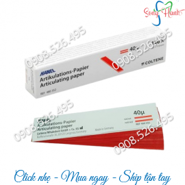 Giấy cắn 1 mặt đỏ Hanel