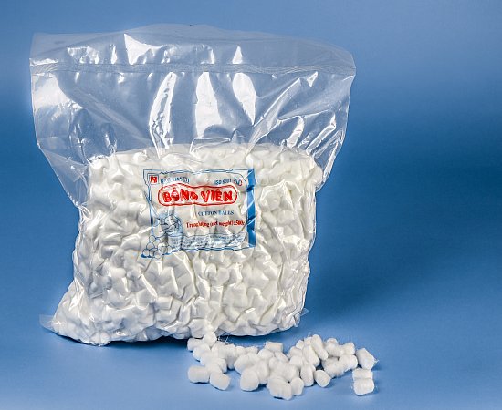 Bông gòn viên y tế 500gr