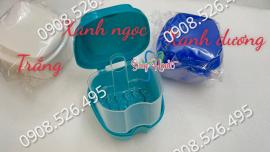 Hộp đựng máng tẩy trắng, hàm tháo lắp, đựng hàm răng giả cỡ lớn
