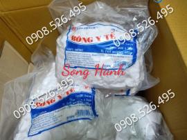 Bông gòn cắt sẵn từng miếng 3cm x 3cm không tiệt trùng (Gói 500g)